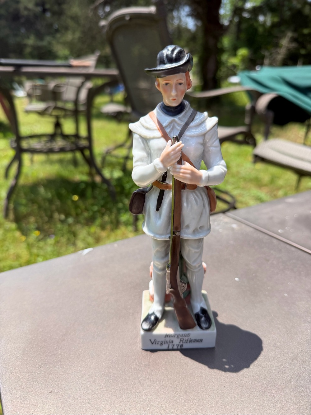 Andrea By Sadek Morgan’s Virginia Rifleman 1776 Porcelain Figurine